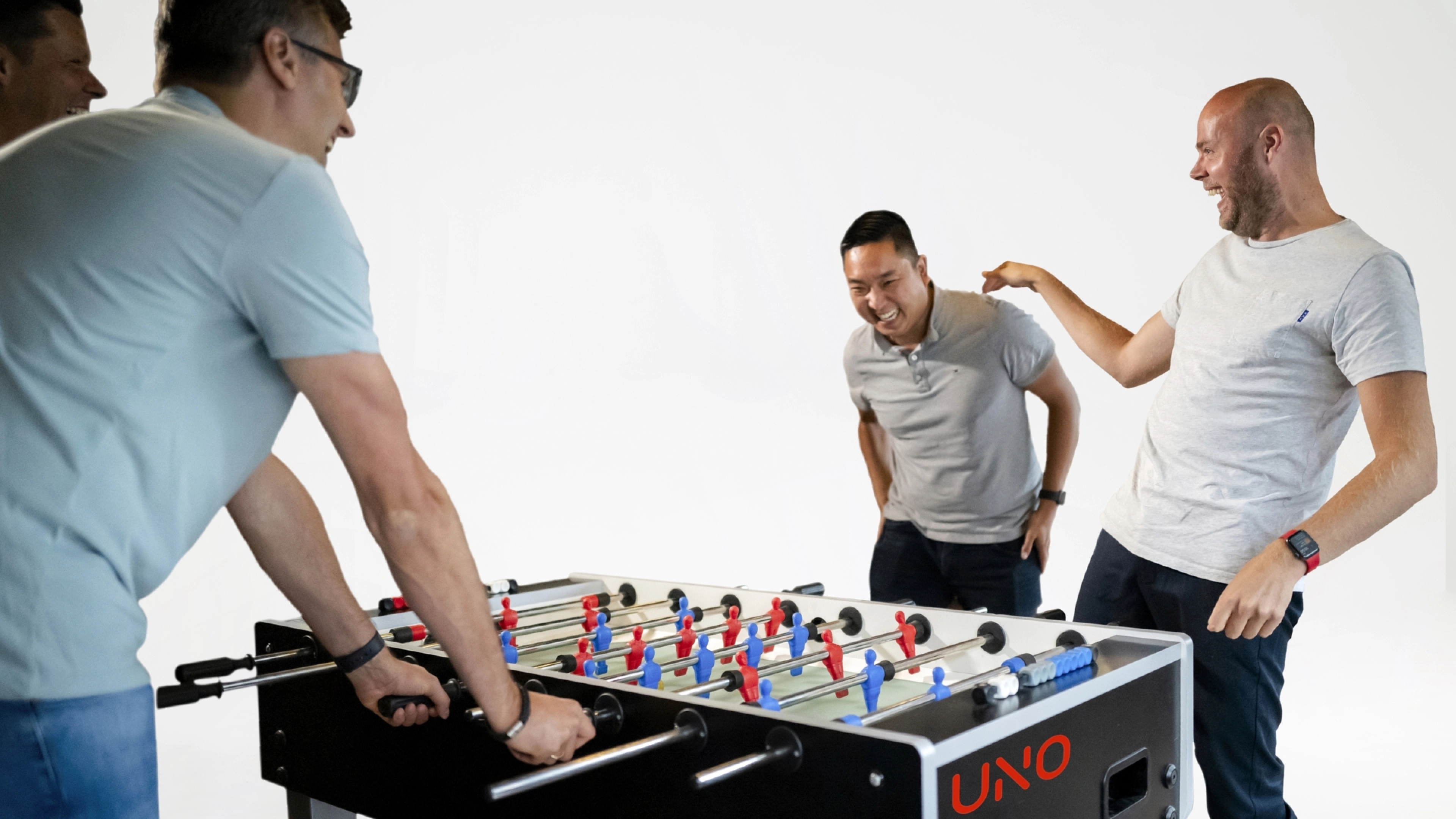 Tafelvoetbal bij UNO